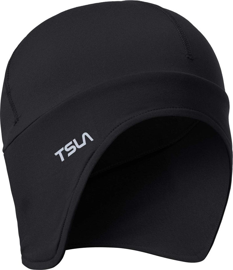 TSLA Men and Women Thermal Fleece Skull Cap, Winter Ski Cycling Under Helmet Liner, Running Beanie Hat - Image 4